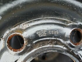 Prodám sadu disků Opel 5x110 R15,pneu 195/65/15 - 4