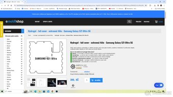 Samsung Galaxy S21 Ultra 5G Hydrogel ochranná folie - 4