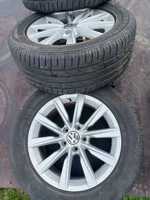 Alu kola vw Tiguan  5x112 R17 s pneu 235/55r17 - 4