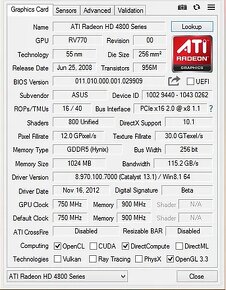 Sapphire ATI HD 4870 1GB/GDDR5 - 4