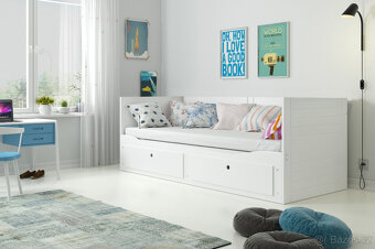 Rozkládací postel Hermes 200x80 - Hemnes - 4