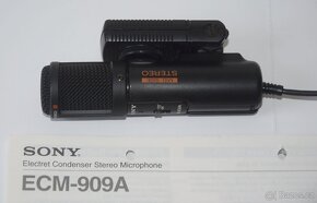 Mikrofon SONY ECM-909A ideální pro digitální záznam - 4