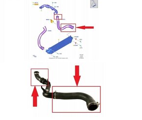 FORD MONDEO MK5 Bi-Turbo 154kW hadice intercooleru - 4