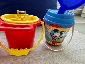 Disney Mickey Sada na písek - kyblík, lopatka, sítko, 8 ks - 4