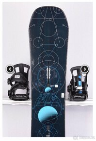 snowboard BURTON CUSTOM SMALLS, black/blue - 4