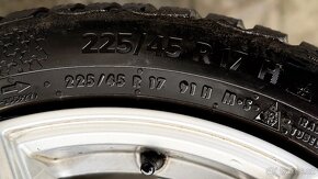 Alu kola Platin + zimní pneu Continental 225/45 R17 - 4