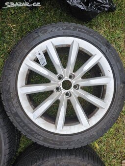 ALU kola 5x112 / Audi 255/45 R19, Zimní Michelin. - 4