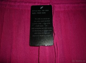Fuchsiově růžové kalhoty Wewa - 4