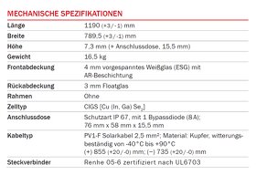 FVE panely | Solibro SL2 145Wp Gen. 2.3 - 4