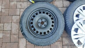 KOLA zimní 17", AUDI VW ŠKODA, rozteč 5x112, pneu 215/65/17 - 4