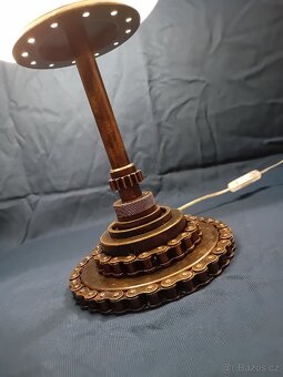 RECYCLE ART - STEAMPUNK LIGHT, LAMP - 4