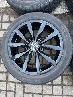 ORIGINÁL Alu Volkswagen Dijon R17, 5x112 - TOP STAV - 4