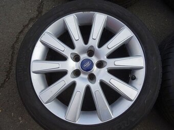 Alu disky originál Ford 17", 5x108,ET 50, letní pneu - 4