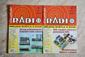 Časopisy A Radio, Amatérské radio, Praktická elektronika. - 4