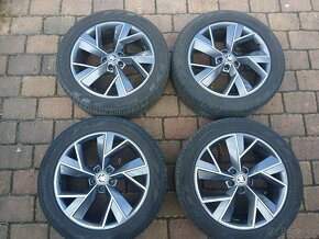 ALU kola,sada,ŠKODA TRIGLAV,originál,235/50 R19, 5x112,TOP - 4