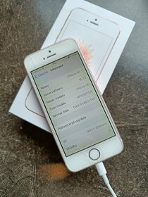 Apple iPhone SE 32gb rose gold pěkný stav - 4