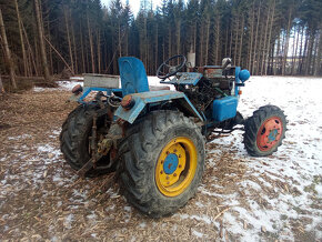 Silný robustní malotraktor 4x4 domácí výroby s uzávěrkou - 4