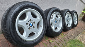 Dobová kola BMW E34 / E36 - styling 16 s pneu 225/55 R16 - 4