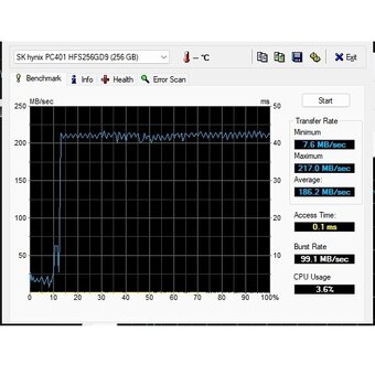 SSD disk SK HYNIX 256GB HFS256GD9TNG NVMe M.2 - 4