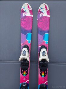 Dětské lyže K2, 100 cm + lyžáky NORDICA + přilba - 4