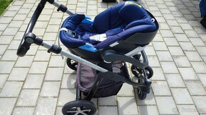 Baby design Husky 2019 navy blue a vajíčko Cybex aton 5 - 4