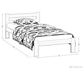 Prodam postel 80x200 - 4