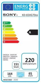 prodám tv Sony 65XG7096 -  úhl.164cm, jako nová - 4