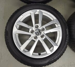 Originál 17" Audi A3 VW Škoda 5x112 zimní pneu 4-5mm - 4