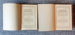 Praktická hospodyňka, starožitné knihy z roku 1928, oba díly - 4