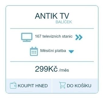 AntikTV voucher 12 měsíců IPTV jako sledovaniTV LepsiTv o2tv - 4