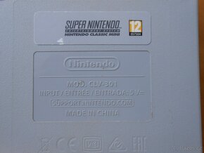 SUPER NINTENDO ENTERTAINMENT SYSTEM model CLV-301- zachovalý - 4