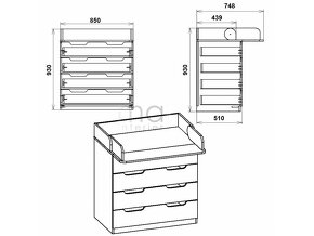 Přebalovací komoda - 4