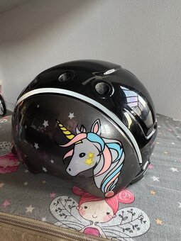 Jezdecká dětská Helma Nori Unicorn CASCO, grey unicorn - 4