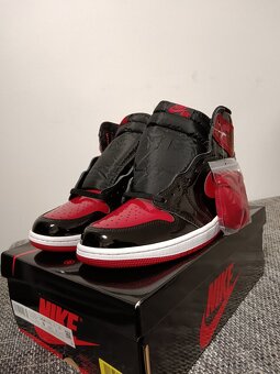 Air Jordan 1 High Patent Bred - 4