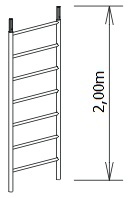 Pracovní věž / lešení Eurosolo-S4 (pojízdné) - NOVÉ - 4