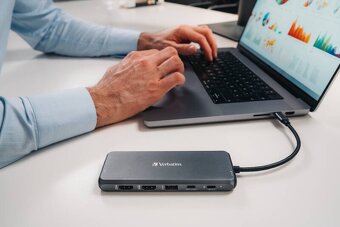 Dokovací stanice Verbatim USB-C Pro Multiport Hub, 14 portů - 4