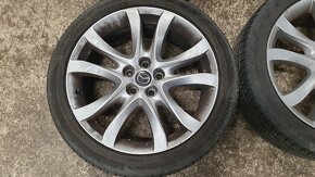 Originál disky Mazda R19 5x114,3 + letné pneu Uniroyal 2023 - 4