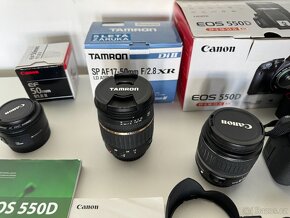 Canon EOS 550D + 3x OBJEKTIV + příslušenství - 4