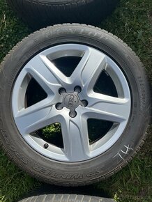 Prodám alu audi 5x112 r18 zimní pneu 235/55/18 - 4