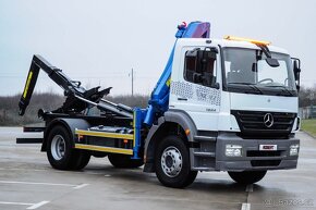 MERCEDES AXOR 1824 HÁKOVÝ NOSIČ KONTEJNERŮ + HYDR. RUKA EU4 - 4