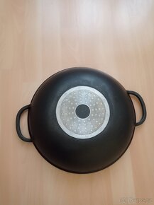 Wok pánem 32 cm, top stav - 4