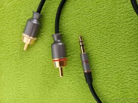 Redukce NuForce Transient jack 3,5/2xRCA samec 1,50m - 4