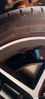 Alu kola 7,5 J x 18, ET 51 s letními pneu 225/40 r18 - 4