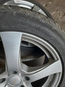 Prodám sadu 17" kol na Opel Astra J (215/50 R17) - 4