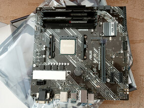 MB ASUS PRIME B450M A II + CPU (6C/12T) + RAM, sock. AM4 - 4