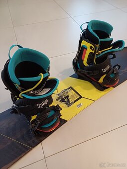 Dětský set  snowboard 120cm + boty - 4