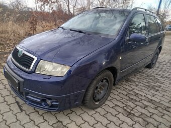 Prodám škoda fabia 1.9tdi 74kw 5 kvalt stk 9/2026 ,rok 2002, - 4