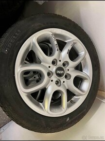 Originál disky MiniCooper s pneu Pirelli 195x55 r16 zimní - 4