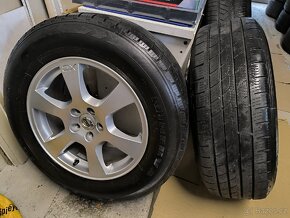 Alu kola Volvo XC60 5x108 r17 Originál,pneu zimní 6mm235/65 - 4