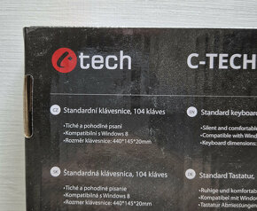 česká USB klávesnice C-Tech KB-102 /NOVÁ/ - 4